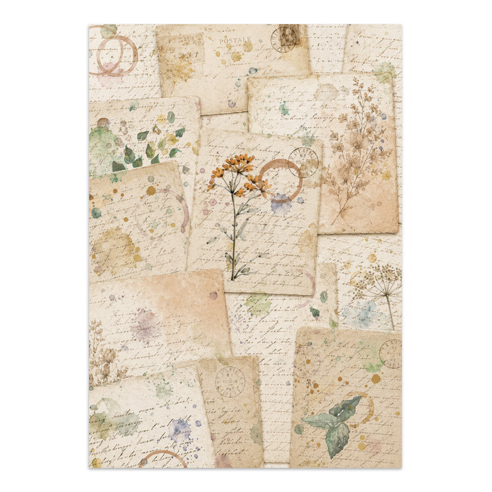 Stamperia Flowers and Poems Junk Journal A5 Focus Points - SBJKS10