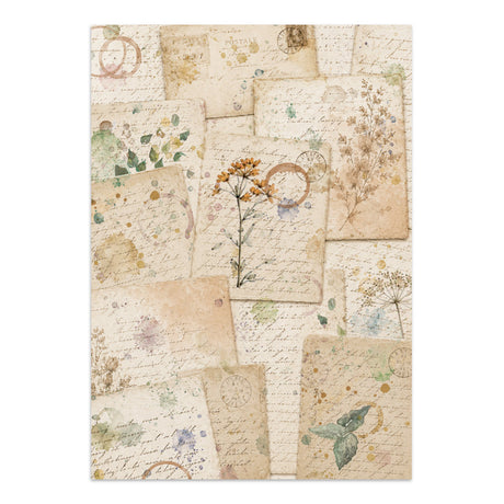 Stamperia Flowers and Poems Junk Journal A5 Focus Points - SBJKS10