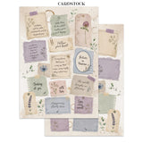 Stamperia Flowers and Poems Junk Journal A5 Focus Points - SBJKS10