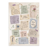 Stamperia Flowers and Poems Junk Journal A5 Focus Points - SBJKS10