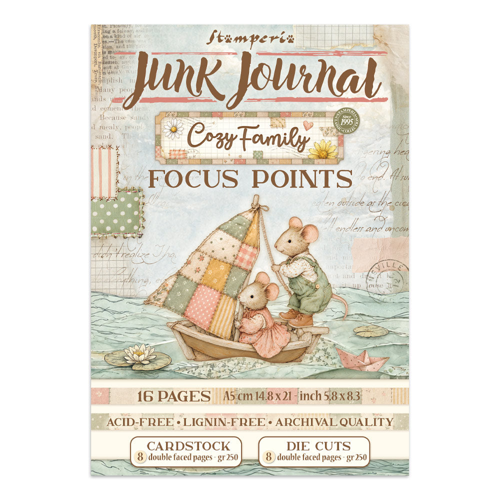 Stamperia Cozy Family Junk Journal A5 Focus Points - SBJKS11