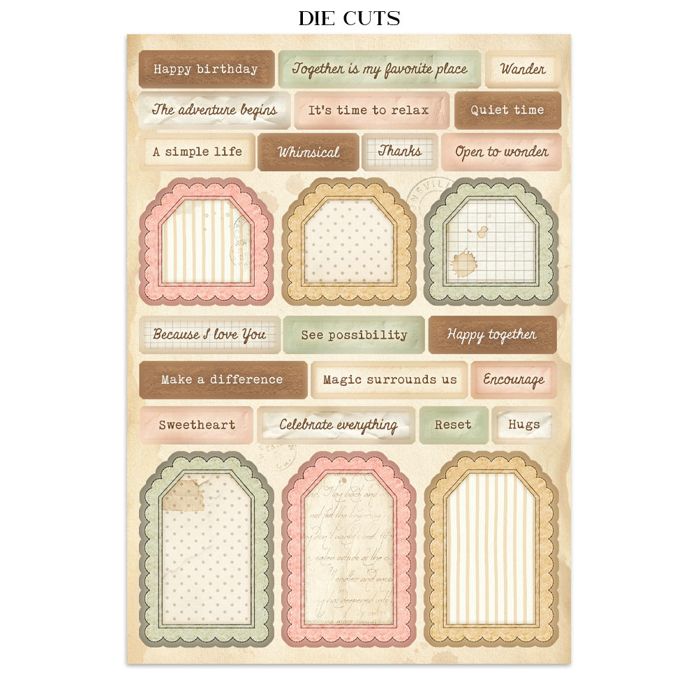 Stamperia Cozy Family Junk Journal A5 Focus Points - SBJKS11