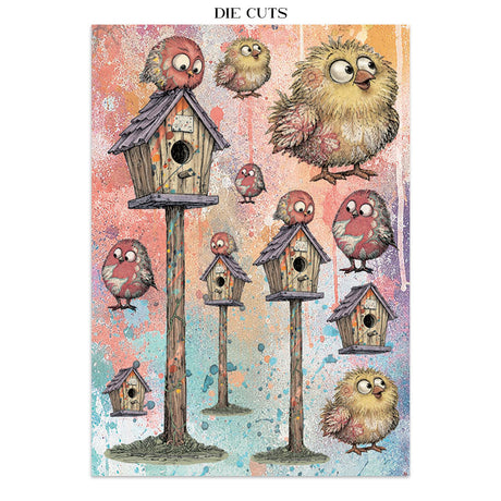 Stamperia Furry Friends 2 Junk Journal A5 Focus Points by Antonis Tzanidakis - SBJKS12