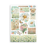 Stamperia Daisy Art A5 Washi Pad (8pcs) (SBW30)