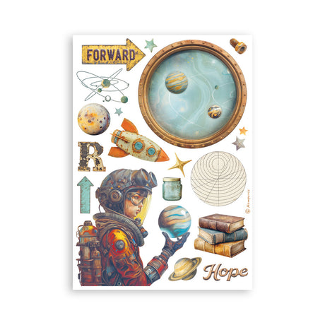 Stamperia A New Beginning A5 Washi Pad 8pcs (SBW31)