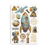 Stamperia A New Beginning A5 Washi Pad 8pcs (SBW31)