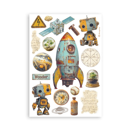 Stamperia A New Beginning A5 Washi Pad 8pcs (SBW31)