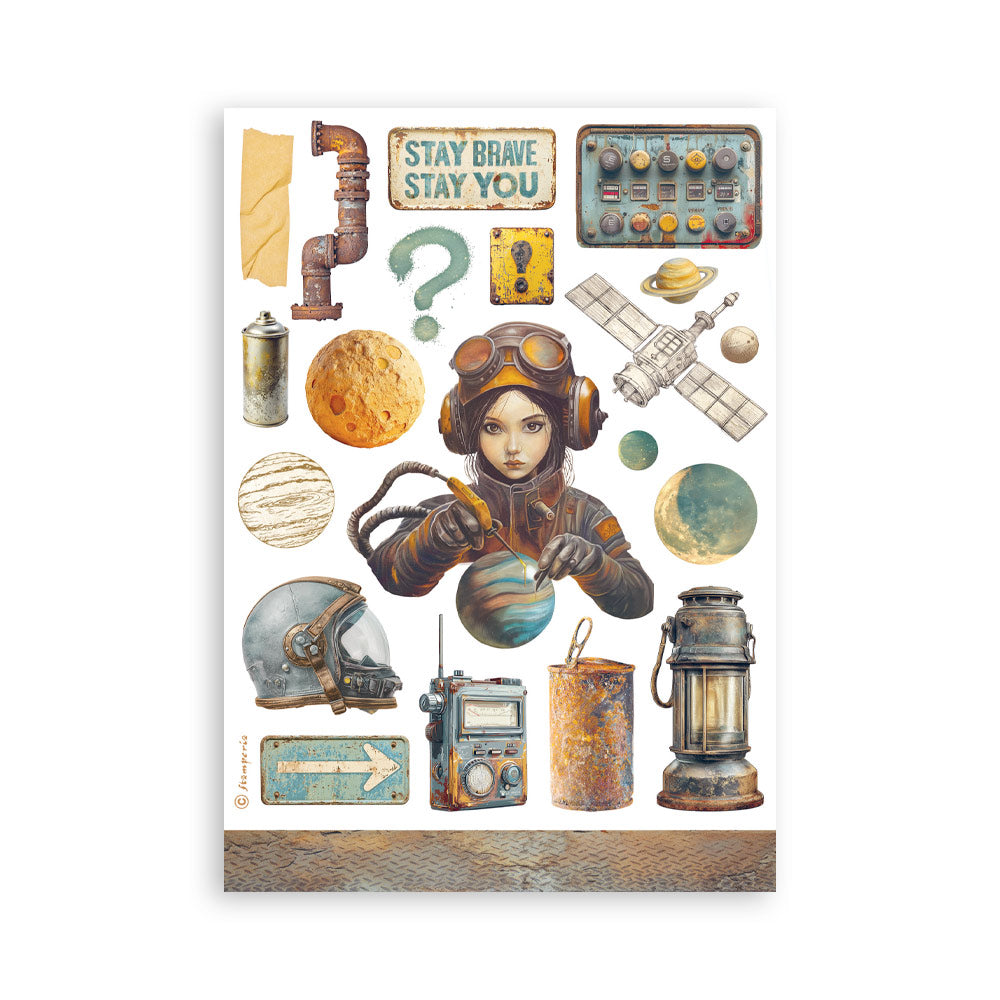 Stamperia A New Beginning A5 Washi Pad 8pcs (SBW31)