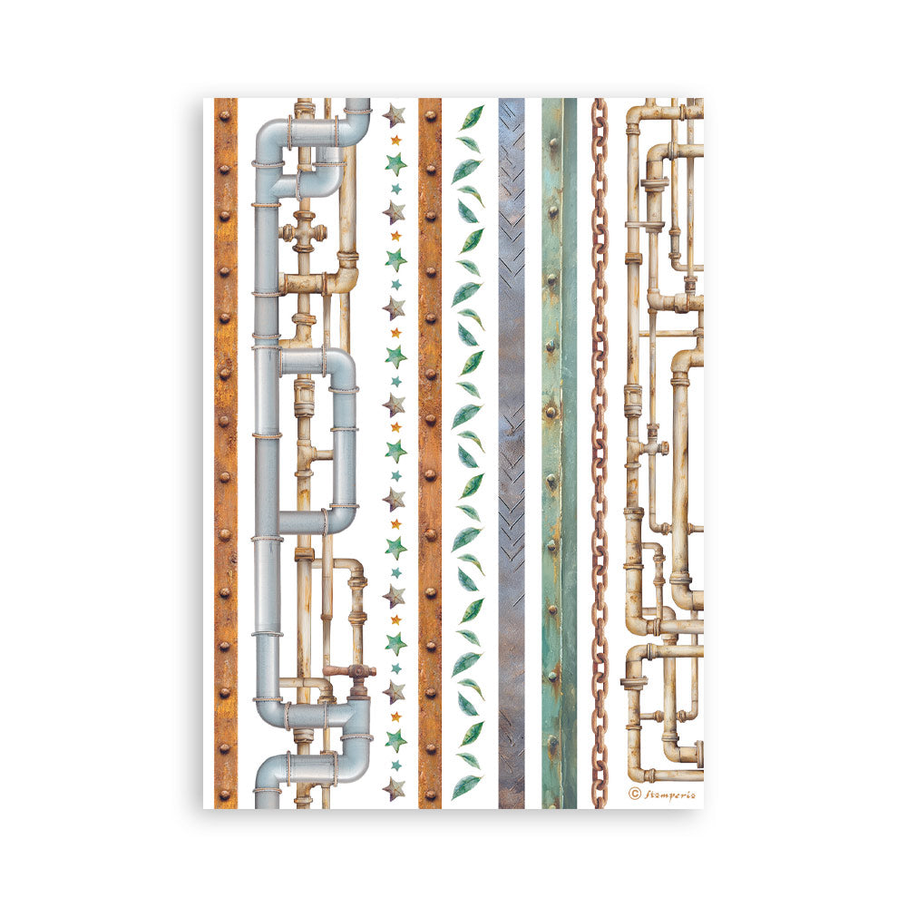 Stamperia A New Beginning A5 Washi Pad 8pcs (SBW31)