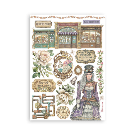 Stamperia Gardens of Time A5 Washi Pad (SBW32)