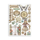 Stamperia Gardens of Time A5 Washi Pad (SBW32)