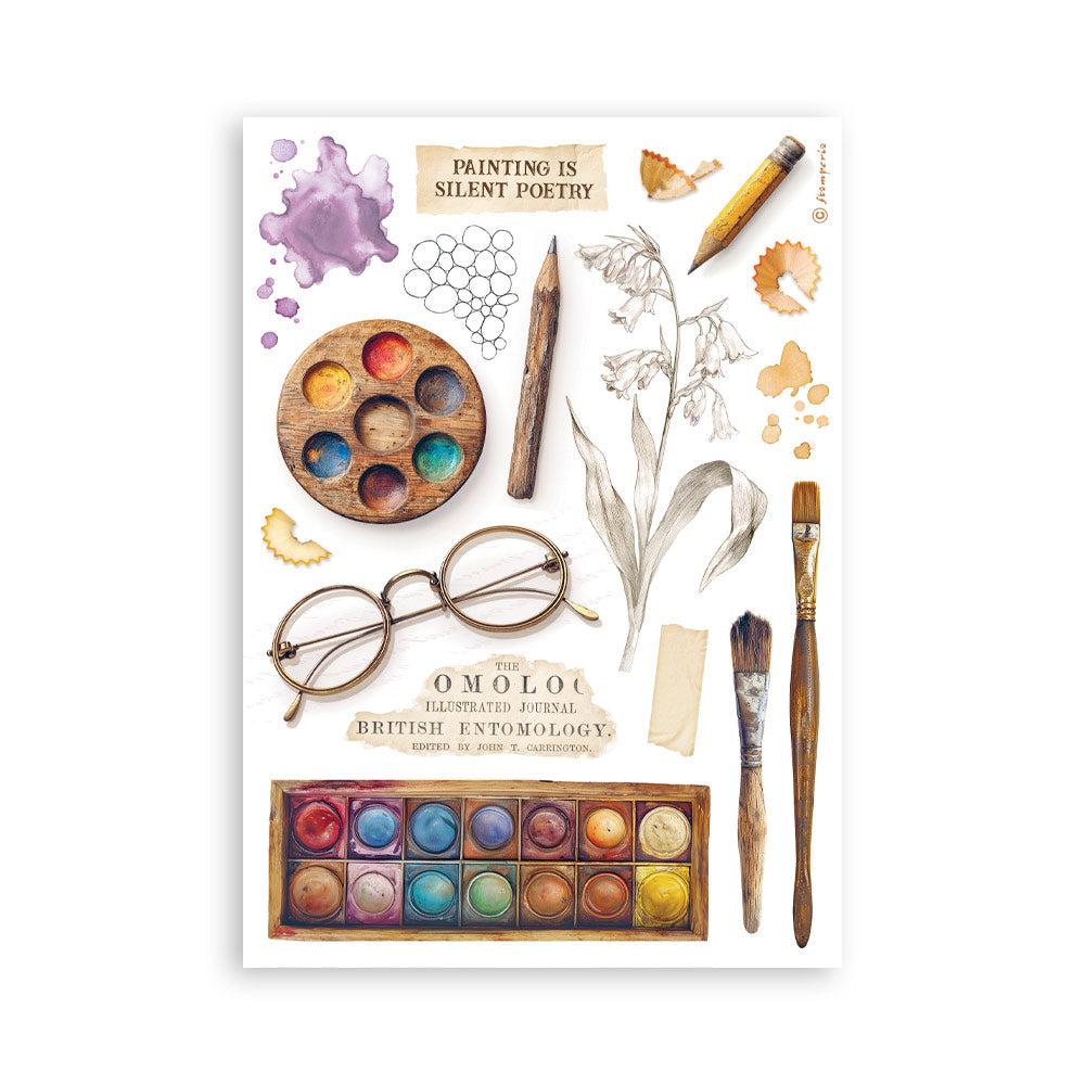 Stamperia All Around A5 Washi Pad (8pcs) (SBW33)