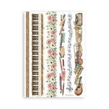 Stamperia Symphony A5 Washi Pad (8pcs) by Sara Alcobendas (SBW34)