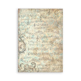Stamperia Symphony A5 Washi Pad (8pcs) by Sara Alcobendas (SBW34)