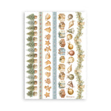 Stamperia White Christmas A5 Washi Pad, 8 Pieces by Cristina Radovan - SBW36