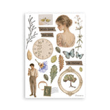 Stamperia Flowers and Poems A5 Washi Pad (8pcs) - SBW37