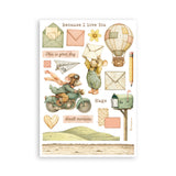 Stamperia Cozy Family A5 Washi Pad (8pcs) - SBW38