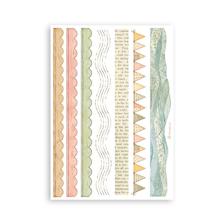 Stamperia Cozy Family A5 Washi Pad (8pcs) - SBW38