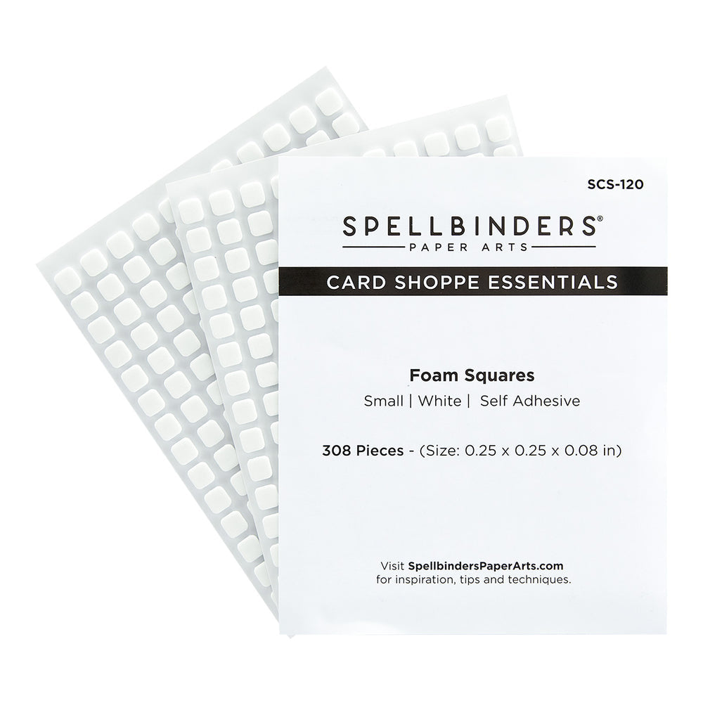 Spellbinders White Foam Adhesive Squares - Small