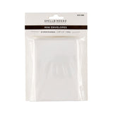 Spellbinders White Mini Envelopes - 25 Pack