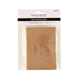 Spellbinders Kraft Mini Envelopes - 25 Pack