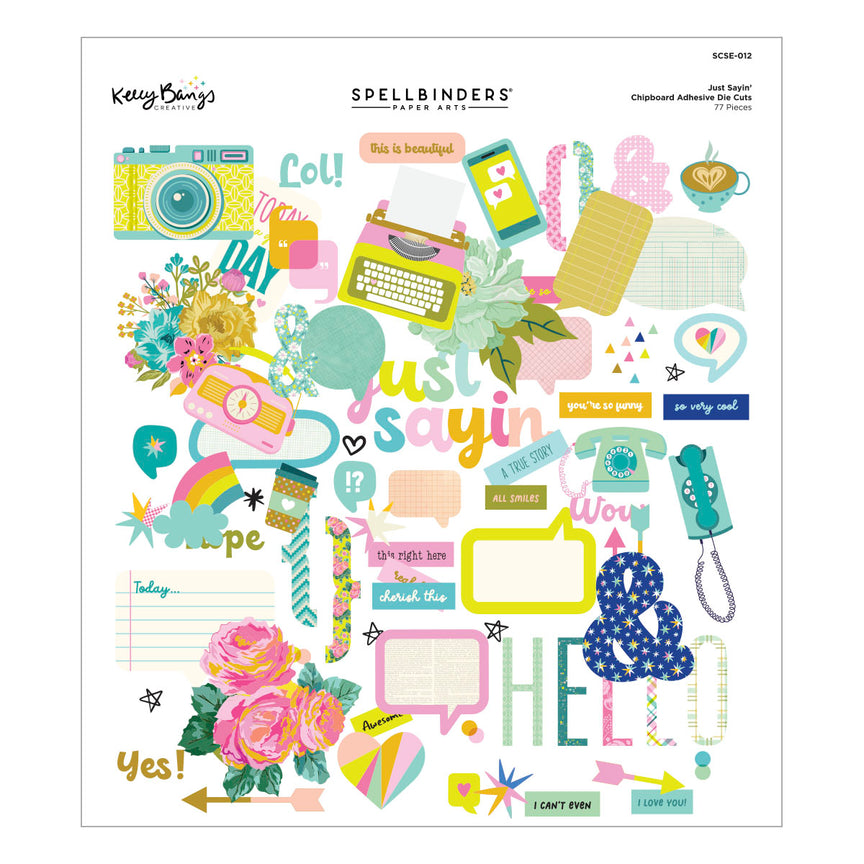 Spellbinders Just Sayin' Demo Bundle by Kelly Bangs