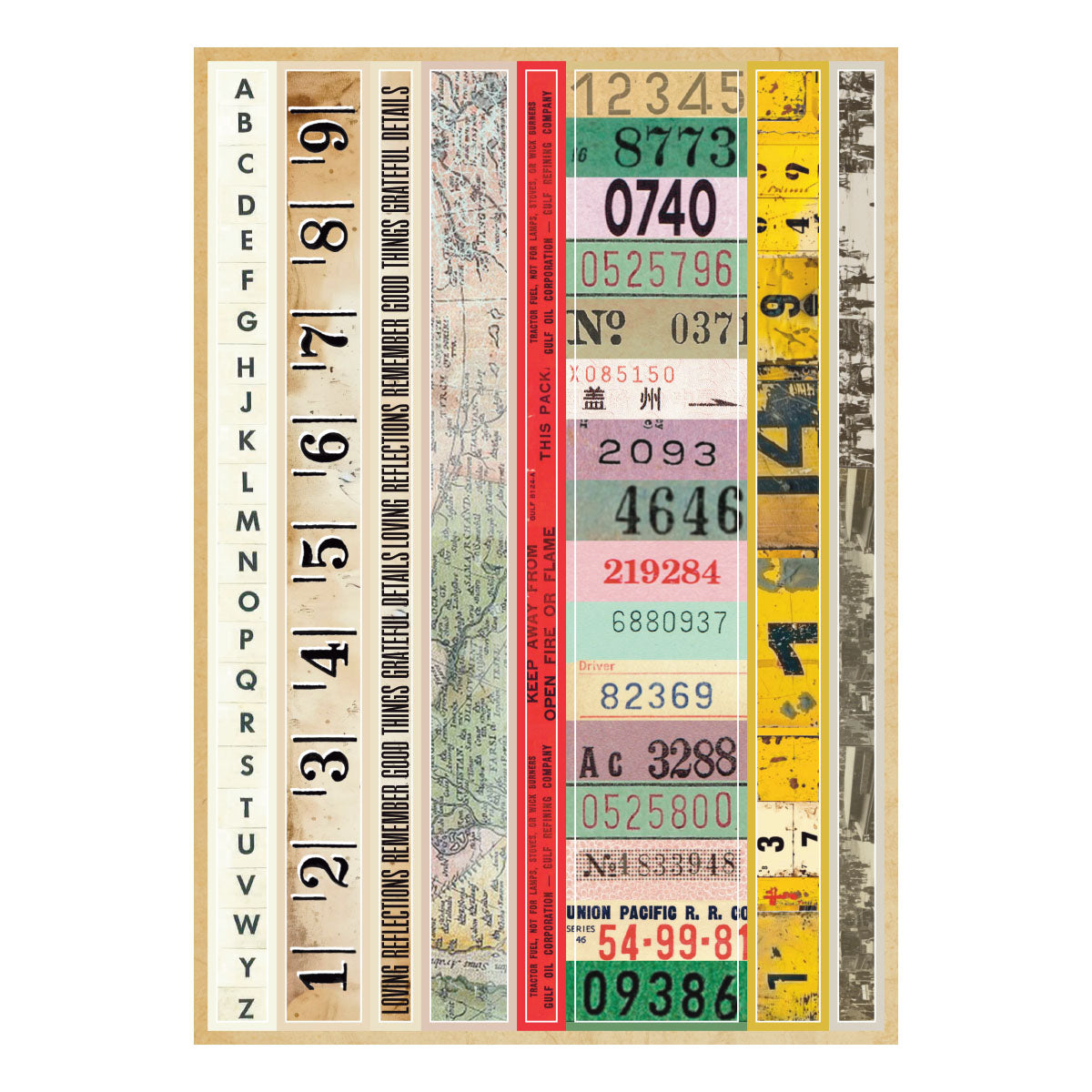 Spellbinders Book 10 Borders & Labels Stickers by Esther Glas - SCSE-039
