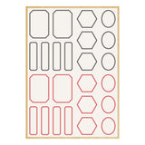 Spellbinders Book 10 Borders & Labels Stickers by Esther Glas - SCSE-039