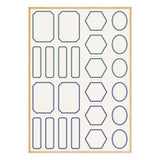 Spellbinders Book 10 Borders & Labels Stickers by Esther Glas - SCSE-039