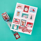 Spellbinders Dear Santa Postage Stamp Washi Tape