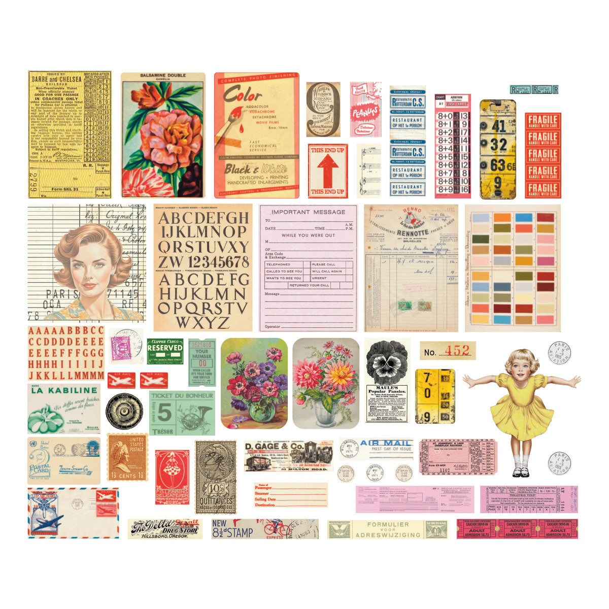 Spellbinders Book 10 Cardstock Die Cuts by Esther Glas - SCSE-054