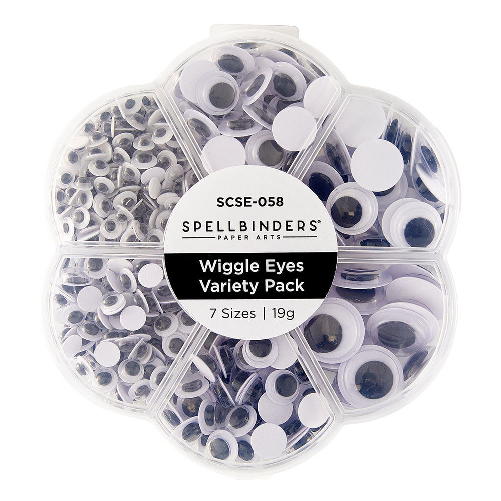 Spellbinders Wiggle Eyes Variety Pack - SCSE-058