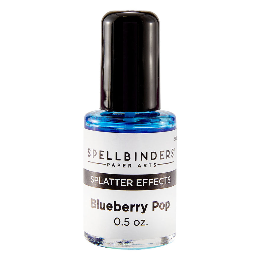 Spellbinders Blueberry Pop Splatter Effects