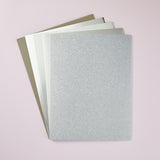 Spellbinders Silver Assortment Treasured Cardstock 8 1/2" x 11 -15 Pack