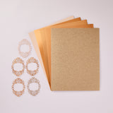 Spellbinders Rose Gold Assortment Treasured Cardstock 8 1/2" x 11 -15 Pack