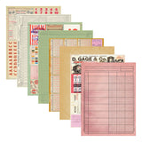 Spellbinders Reminiscence Book 10 Patterned Cardstock by Esther Glas - SCSP-037