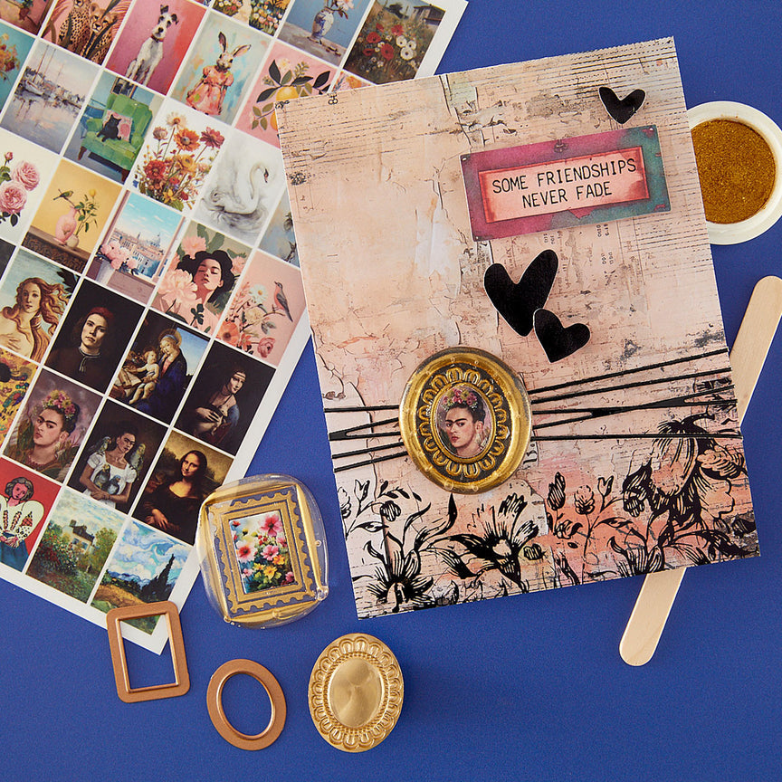 Spellbinders Little Works of Art Rub-On Sheets from the Clear Seal Maker Tool Collection