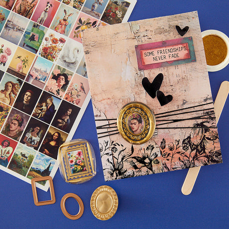 Spellbinders Little Works of Art Rub-On Sheets from the Clear Seal Maker Tool Collection