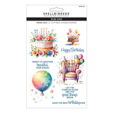 Spellbinders Birthday Cheers Rub-Ons