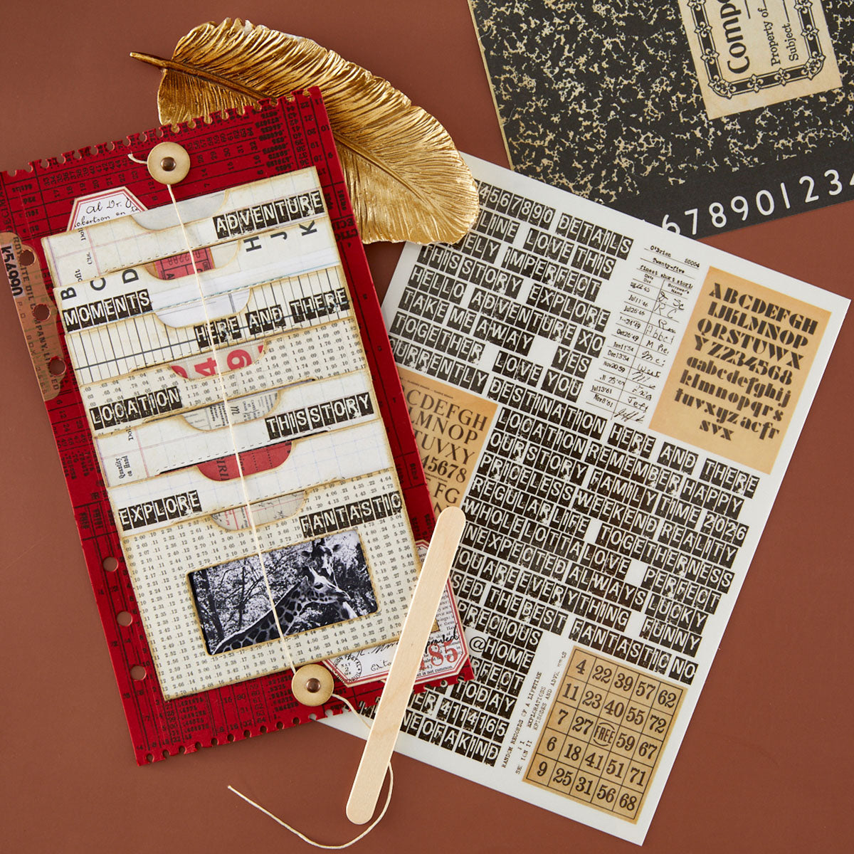 Spellbinders Noted Details Rub-Ons by Esther Glas - SCSR-016