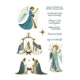 Spellbinders First Christmas Night Rub-Ons