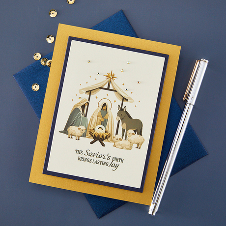 Spellbinders First Christmas Night Rub-Ons