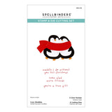 Spellbinders Cozy Waddles Clear Stamp & Die Set from the Merry Mischief Collection