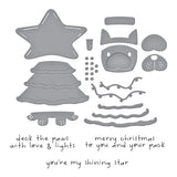 Spellbinders Deck the Paws Clear Stamp & Die Set from the Merry Mischief Collection