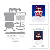 Spellbinders Chimney Caper Clear Stamp & Die Set from the Merry Mischief Collection