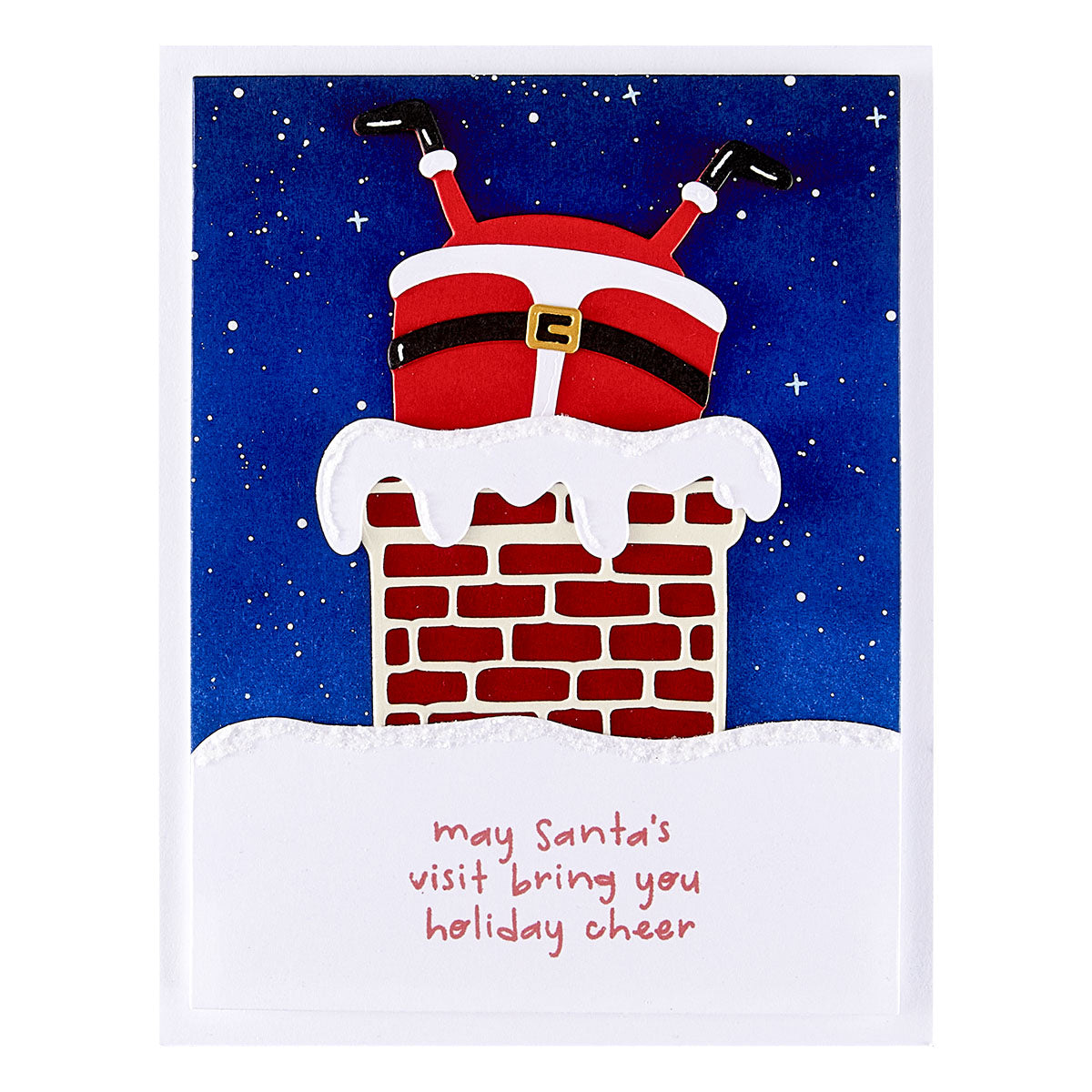 Spellbinders Chimney Caper Clear Stamp & Die Set from the Merry Mischief Collection