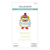 Spellbinders Hedge-Hugs Clear Stamp & Die Set from the Merry Mischief Collection