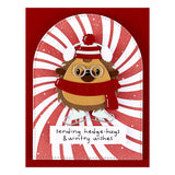 Spellbinders Hedge-Hugs Clear Stamp & Die Set from the Merry Mischief Collection