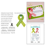 Spellbinders Awareness Ribbon and Sentiments Stamp & Die Set by Sheri Ballantyne