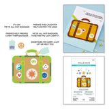 Spellbinders Retro Suitcase and Sentiments Stamp & Die Set by Sheri Ballantyne